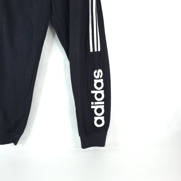 adidas Warm Windproof Loose Casual Sports Trousers Men's Black GD5473 Pants - Picture 3 of 15
